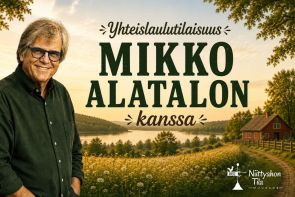 Yhteislaulutilaisuus Mikko Alatalon kanssa