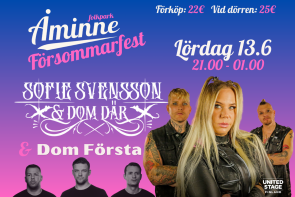 Försommarfest - Sofie Svensson & Dom där och Dom Första